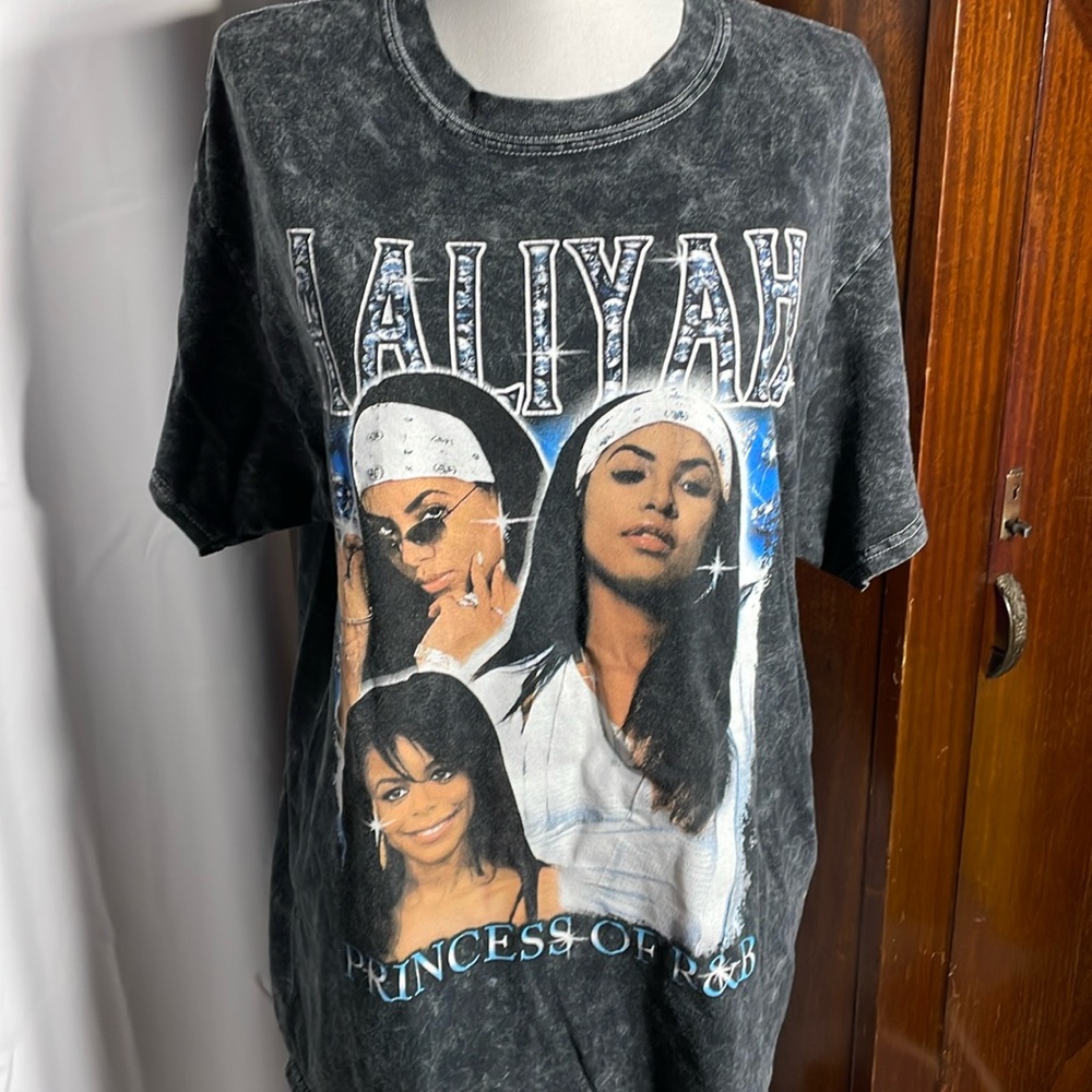 Aaliyah Princess of R&B t-shirt